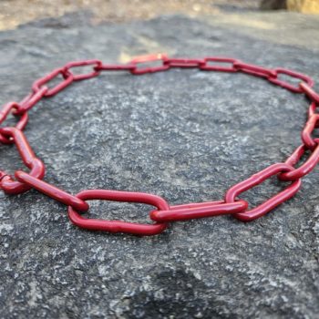 Karabinerhalskette für Hunde. Kettenhalsbänder in vers. Farben. Kettenhalsband Hunde Prüfungskonform!