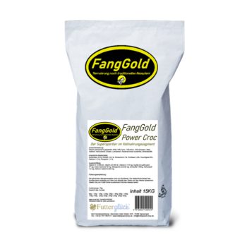 as Power Croc Trockenfutter von FangGold ist eine hochwertige, energiegeladene Vollnahrung, die speziell auf die Bedürfnisse von aktiven Hunden. Mit einem Fleischanteil von 40% aus dreierlei hochwertiger Eiweissquellen und einem genfreien & glutenfreien Kohlehydratanteil aus Mais und Erbsen ist für eine ausdauernde kontinuierliche Leistung gesorgt.