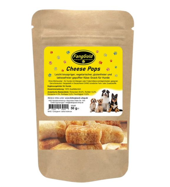 Leicht knuspriger, vegetarischer, glutenfreier und laktosefreier Monoprotein-Snack für Hunde aus reiner Milch. Leckerer Snack – auch für allergische Hunde optimal geeignet
